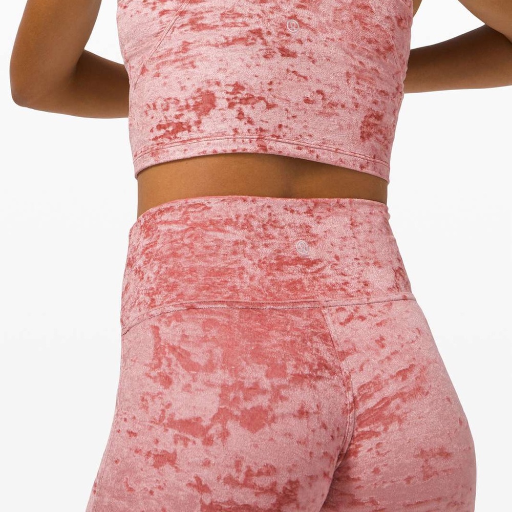 Wunder Lounge Tight 28" *Velvet Soft Cranberry - Picture 4 of 14